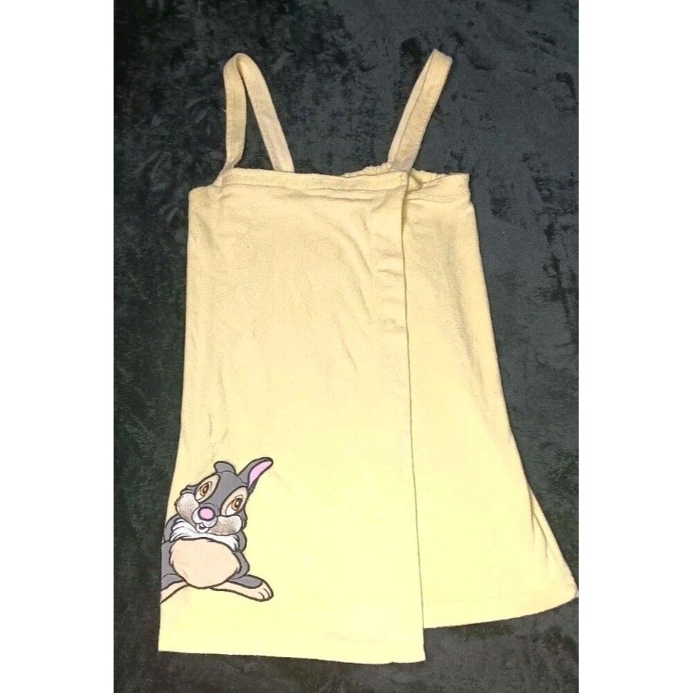 Disney Bambi Thumper Terry Towel M Wrap Around Spa Dress Robe Swim Cover Up